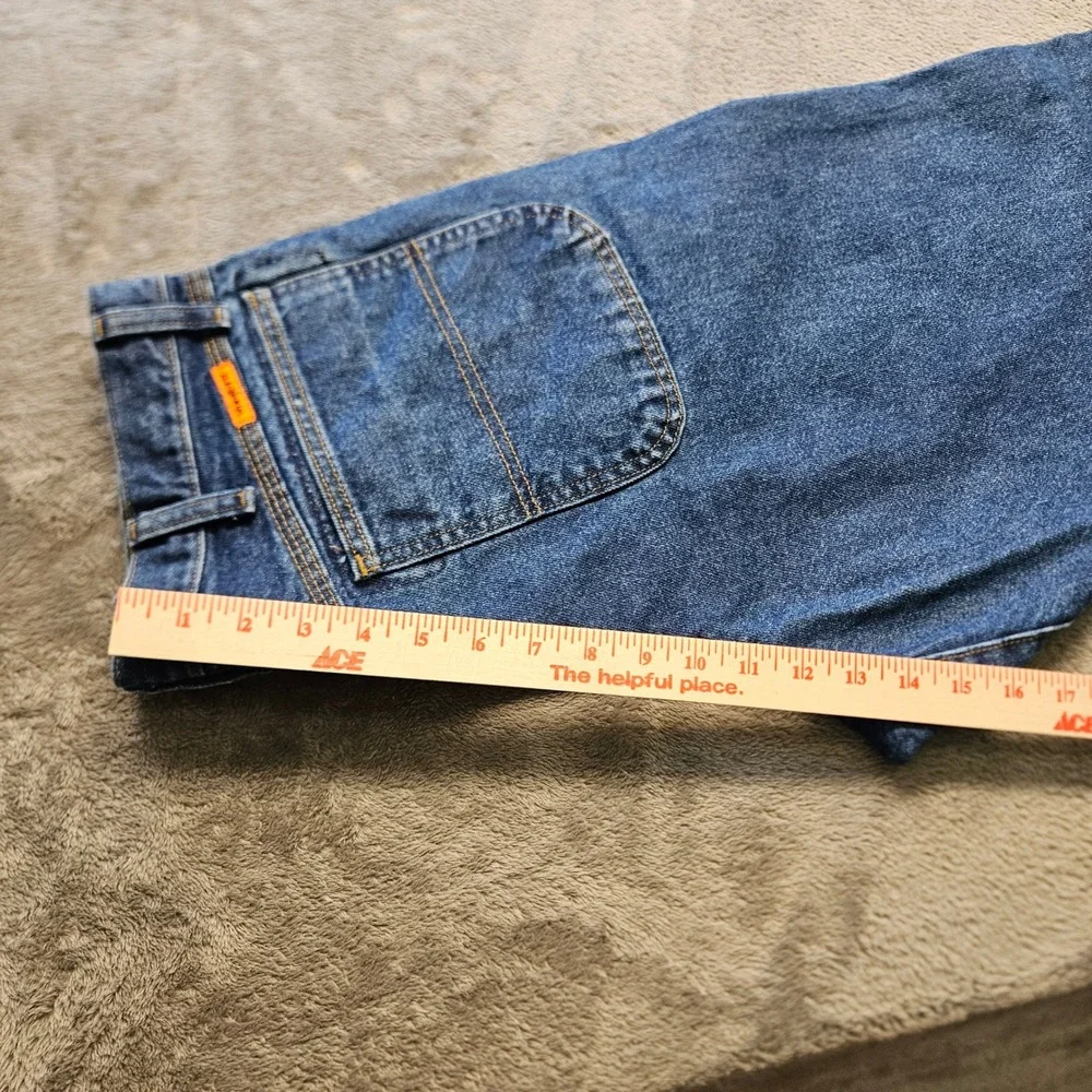 Wrangler Riggs Workwear FR Jeans Mens 34x34 Blue Flame Resistant Reflective CAT2